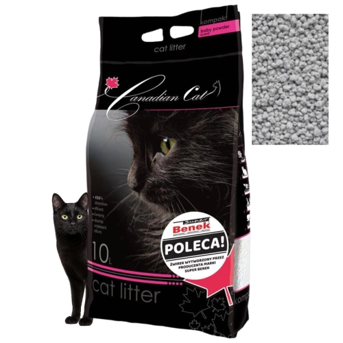 Super Benek Canadian Cat Baby Powder żwirek bentonitowy dla kota 10 l