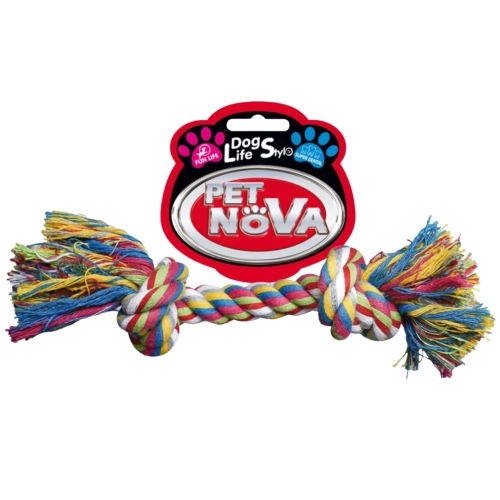 Pet Nova szarpak sznur lina zabawka dla psa do przeciągania gryzienia 25cm