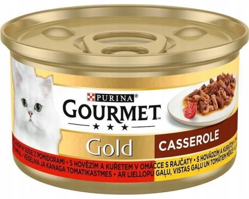 GOURMET GOLD - Casserole wołowina i kurczak pomid.