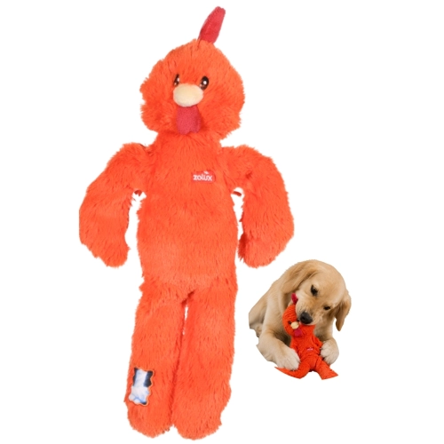 Zolux Brock Furry Farm kogut pluszak piszczący zabawka dla psa 33 cm