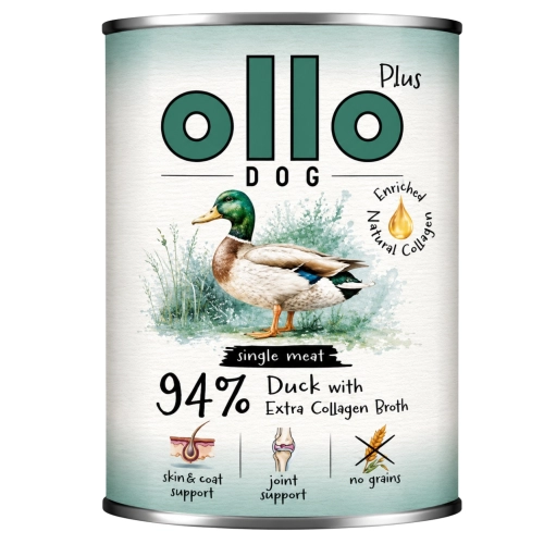 Ollo Plus Kolagen kaczka karma dla psa stawy glukozamina bez zbóż 800g