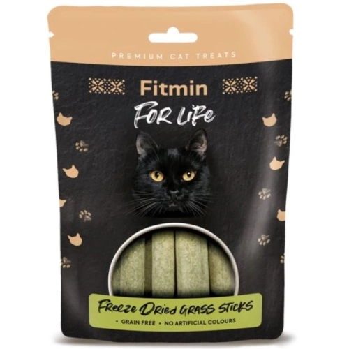 Fitmin For Life Liofilizowane pałeczki dla kotów z kocią trawą 30g