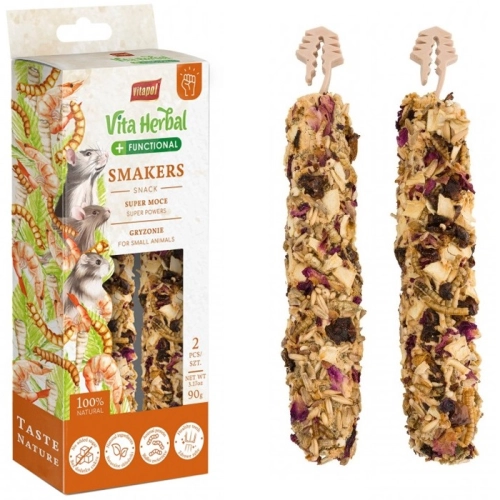 Vita Herbal Functional Smakers Super Moce przysmak dla gryzoni królika 2szt
