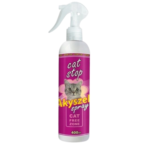 Akyszek Stop Cat spray odstraszający koty cytrusowy do domu ogrodu 400 ml