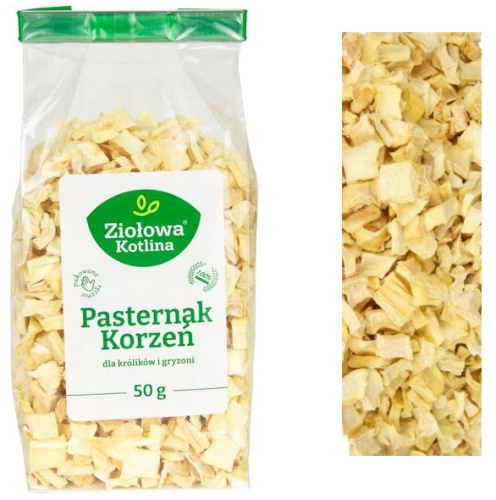 Ziołowa Kotlina pasternak korzeń kostka przysmak dla królika gryzoni 120 g