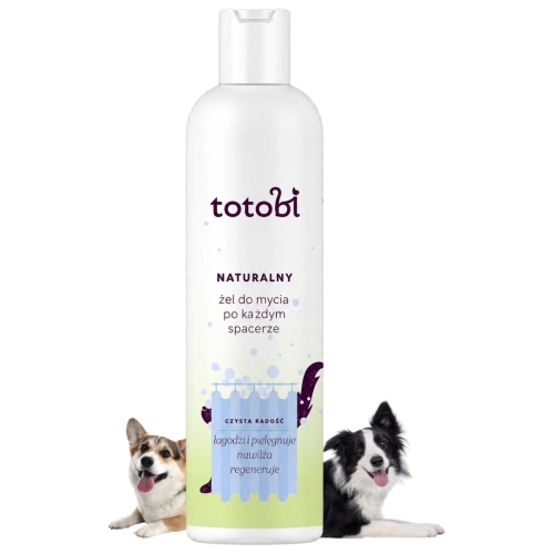 Totobi naturalny żel po spacerze aloes do łap brzucha i sierści psa 300 ml
