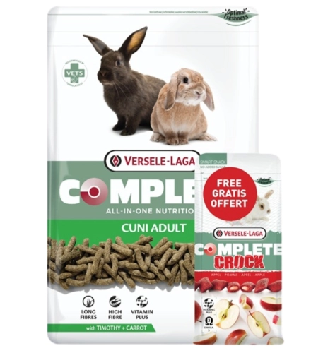Versele Laga Complete Cuni Adult karma dla królika 1,75kg + przysmak GRATIS