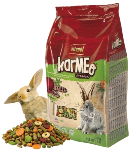 Vitapol Karmeo Premium karma dla królika pełnoporcjowa warzywa zioła 2,5 kg
