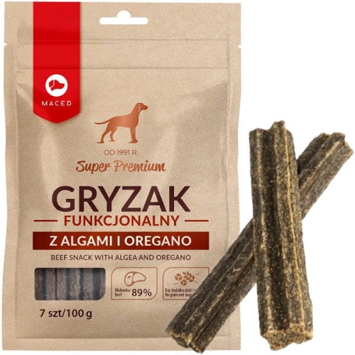 Maced Gryzak Wołowina z algami i oregano 100g