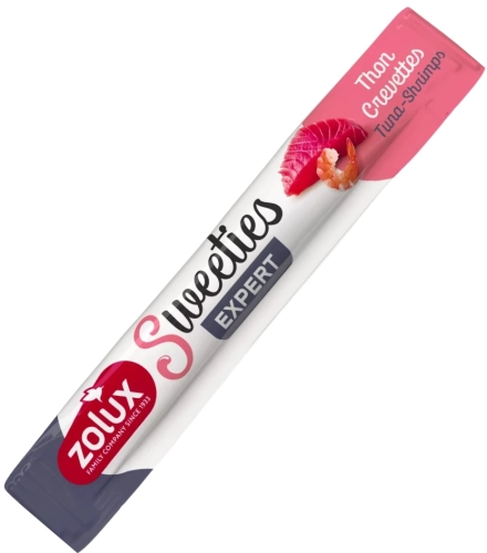 Zolux Sweeties Tuńczyk z Krewetką kremowy przysmak dla kota do lizania 14 g