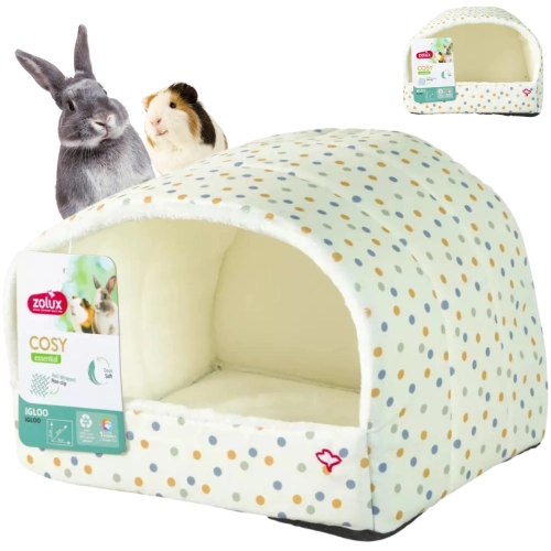 Zolux Cosy Igloo domek legowisko dla królika świnki kawii 28x23x21 cm