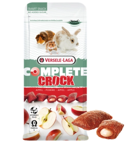 Versele Laga Crock Complete Apple jabłko przysmak dla królika gryzoni 50 g