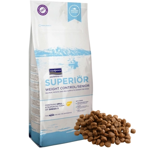 Fish4Dogs Superior Senior łosoś sucha karma dla psa seniora ras małych 6 kg