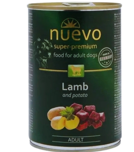 Nuevo Adult jagnięcina i ziemniaki pełnoporcjowa mokra karma dla psa 400g