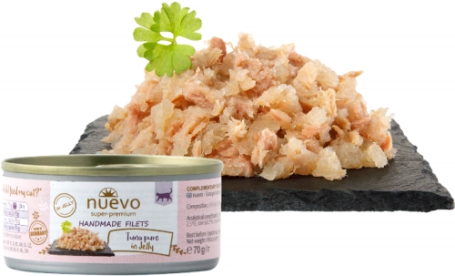 Nuevo Super Premium tuńczyk w bulionie karma mokra dla dorosłego kota 70 g