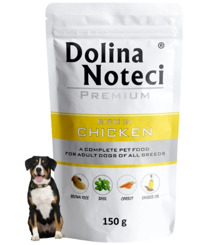 Dolina Noteci Premium bogata w kurczaka mokra karma dla dorosłego psa 150g