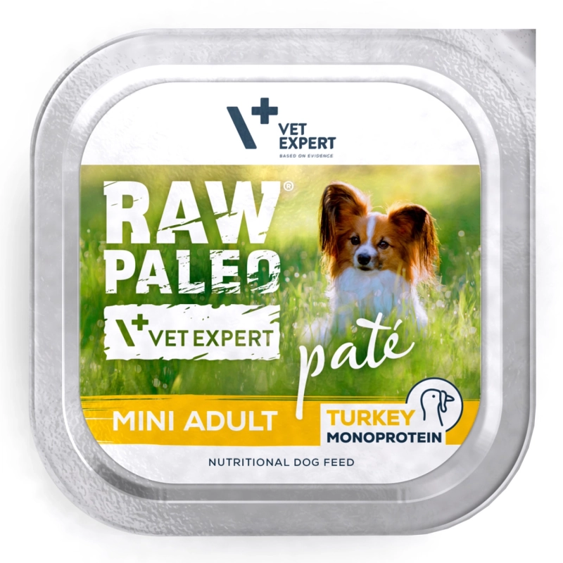 raw-paleo-pate-mini-adult-turkey-mokra-karma-dla-psow-doroslych-indyk-150g.webp