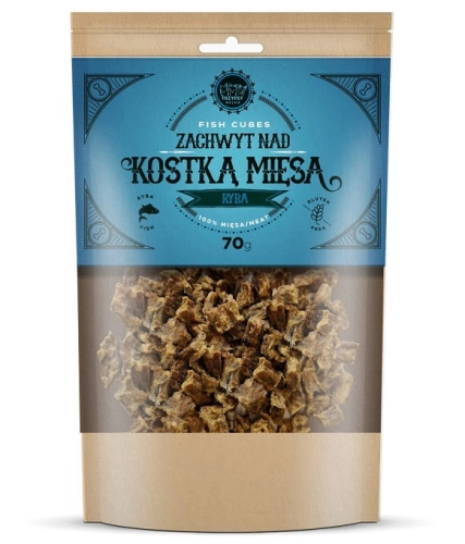 Trzypsy Zachwyt nad kostką mięsa z ryby 70g