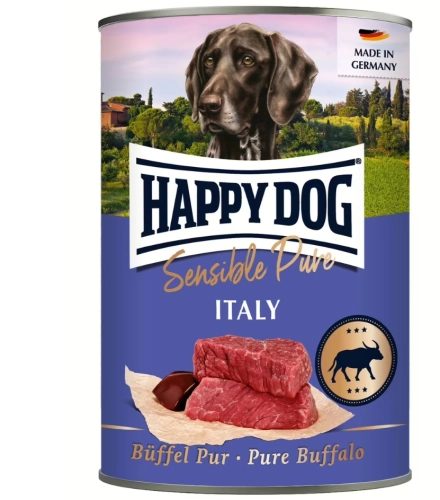 Happy Dog Sensible Pure Italy bawół monobiałkowa mokra karma dla psa 400g