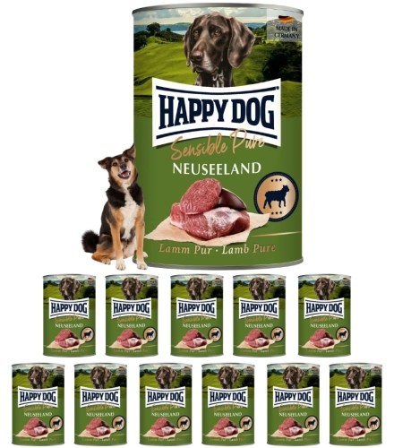 Happy Dog Sensible Pure Neuseeland jagnięcina monobiałkowa dla psa 12x 400g