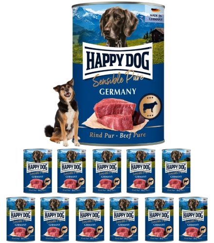 Happy Dog Sensible Pure Germany wołowina monobiałkowa karma dla psa 12x 400g