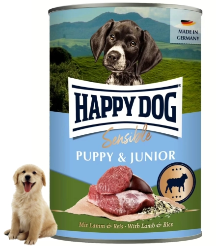 Happy Dog Sensible Puppy & Junior jagnięcina ryż karma dla szczeniąt 400g