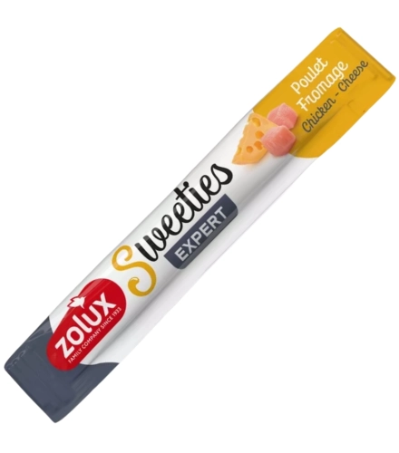Zolux Sweeties kurczak ser kremowy przysmak do lizania dla psa w tubce 14g