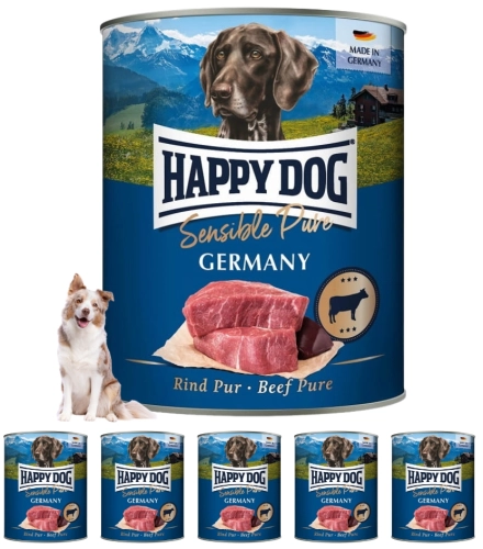 Happy Dog Sensible Pure Germany wołowina monobiałkowa karma dla psa 6x 800g