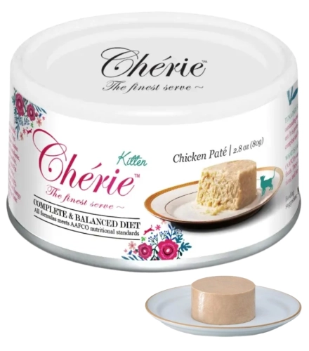 Pettric Cherie Kitten mus z kurczaka mokra karma dla kociąt 80g