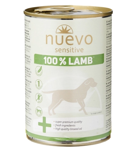 Nuevo Sensitive Lamb Jagnięcina monobiałkowa mokra karma dla psa 400g