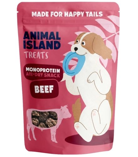 Animal Island monobiałkowy przysmak dla psa Pieczone Smaczki wołowina 80g