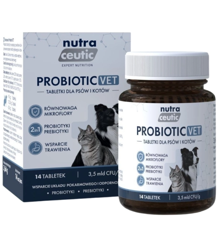 Baltica Probiotic VET probiotyk dla psa i kota na jelita 14 tabletek