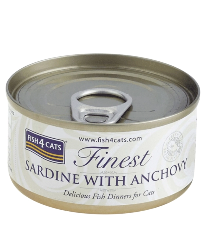 Fish4Cats mokra karma dla kota sardynka z anchois bez zbóż Omega-3 70g 4