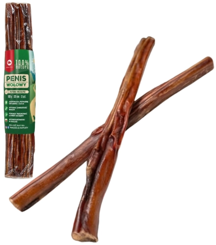 Maced Penis Wołowy 25cm naturalny monobiałkowy gryzak dla psa 2 szt 100g