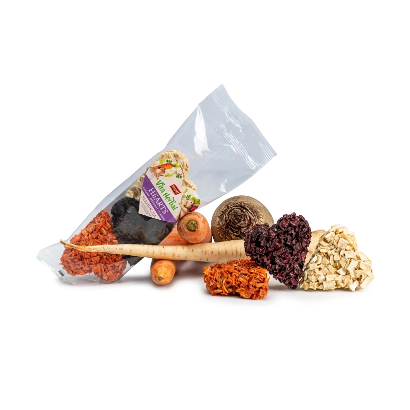 Vitapol Vita Herbal Serca mix warzywny przysmak dla królika i gryzoni 3 szt