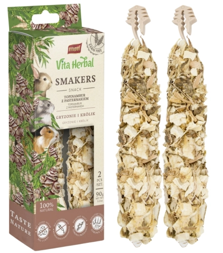 Vitapol Vita Herbal Topinambur Pasternak kolby dla królika gryzoni 2szt 90g
