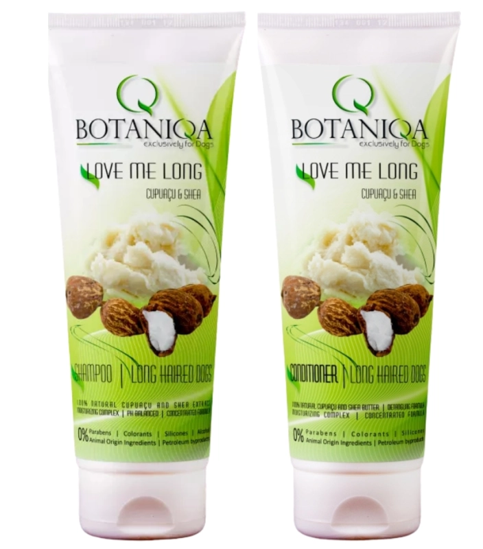 Botaniqa Love Me Long zestaw szampon + odżywka dla psa długowłosego 2x250ml