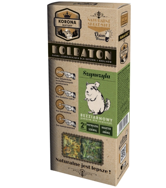 Korona Natury Natural-Vit Kolbaton przysmak 2x kolba dla szynszyli 120g