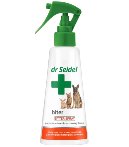 Dr Seidel Biter spray przeciw obgryzaniu mebli butów dla zwierząt 100 ml