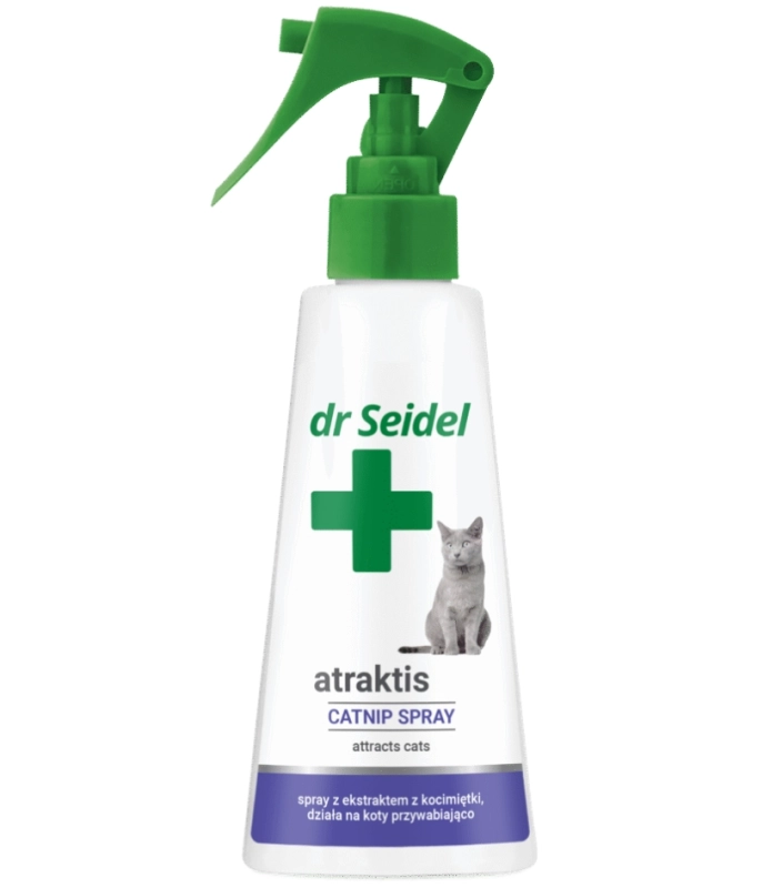 Dr Seidel Atraktis spray z kocimiętką preparat przywabiający dla kota 100ml