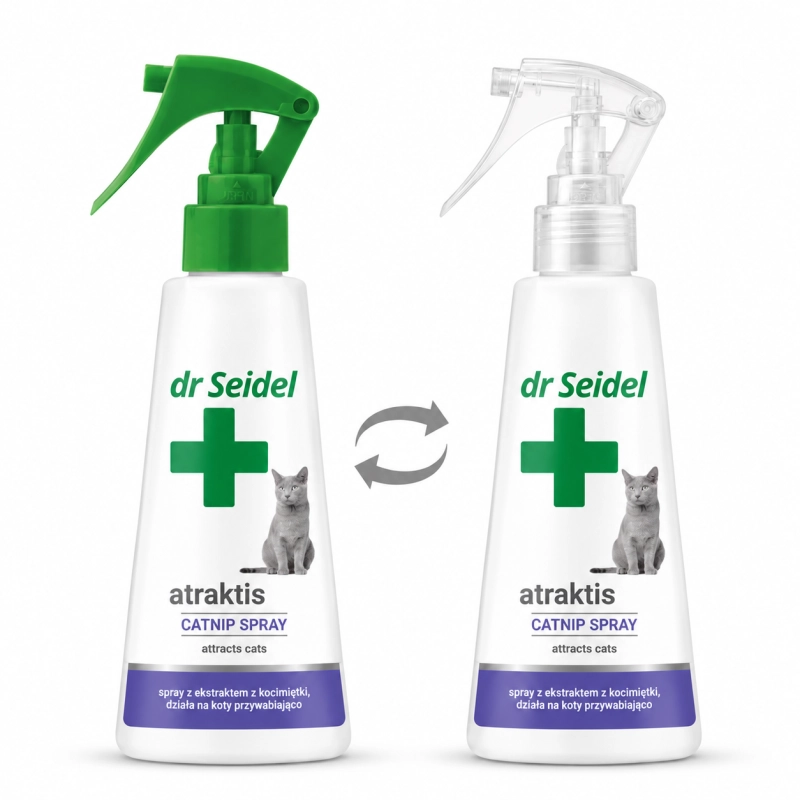 Dr Seidel Atraktis spray z kocimiętką preparat przywabiający dla kota 100ml