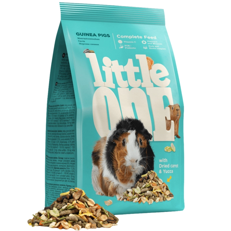 Little One mieszanka pokarm dla świnki morskiej z marchewką 900g