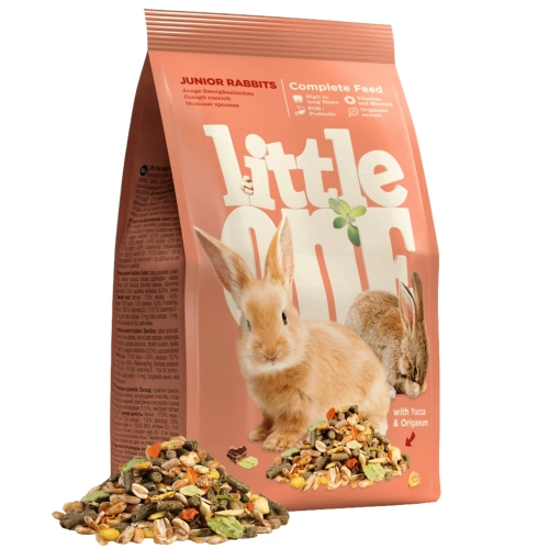 Little One Junior mieszanka karma dla młodego królika oregano juka 900g