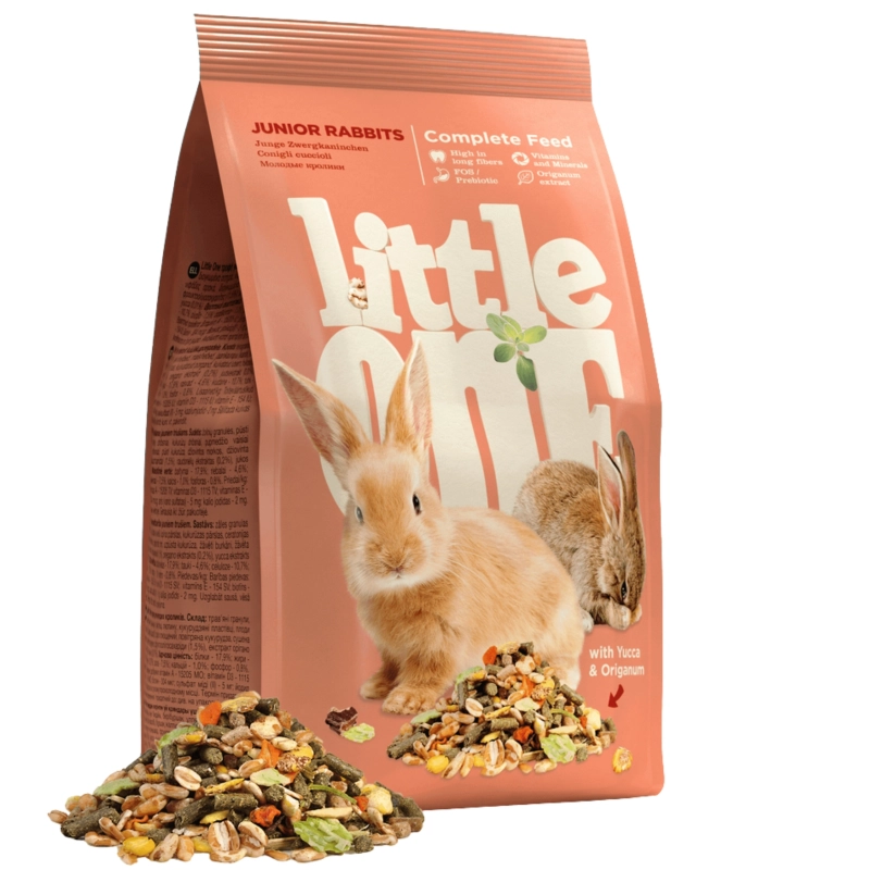 Little One Junior mieszanka pokarm dla młodego królika oregano juka 900g