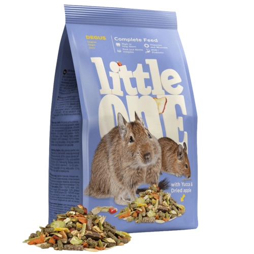 Little One mieszanka karma dla koszatniczki z jabłkiem i juką 400g