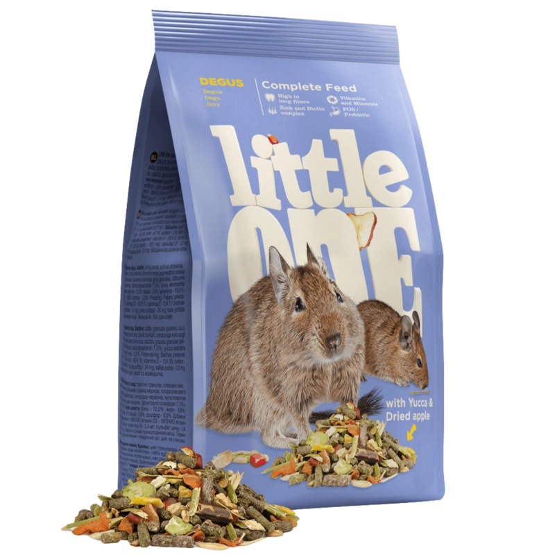 Little One mieszanka pokarm dla koszatniczki z jabłkiem i juką 400g