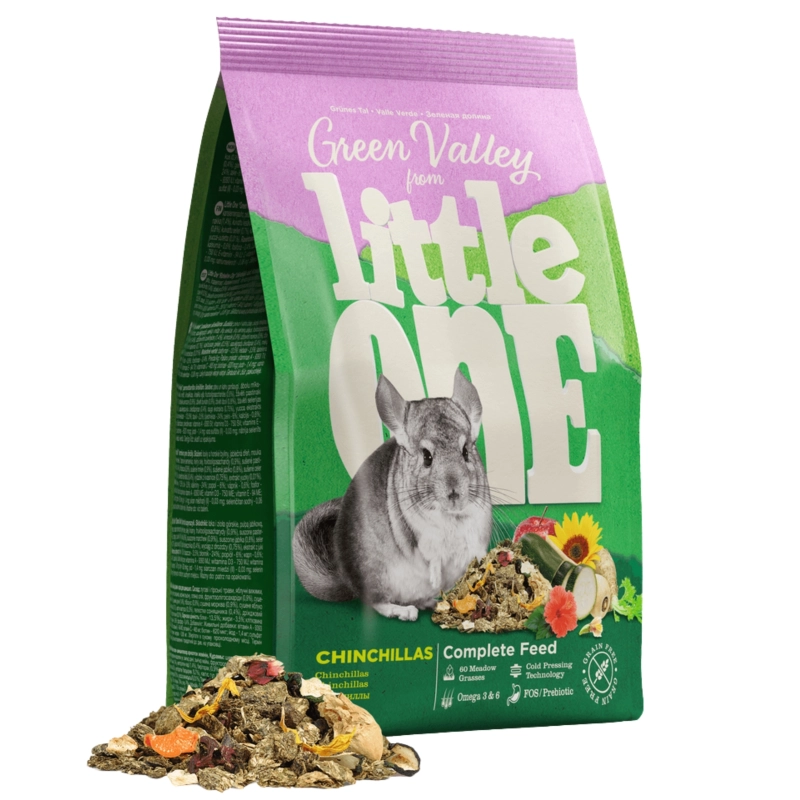Little One Zielona Dolina mieszanka pokarm dla szynszyli bez zbóż 750g