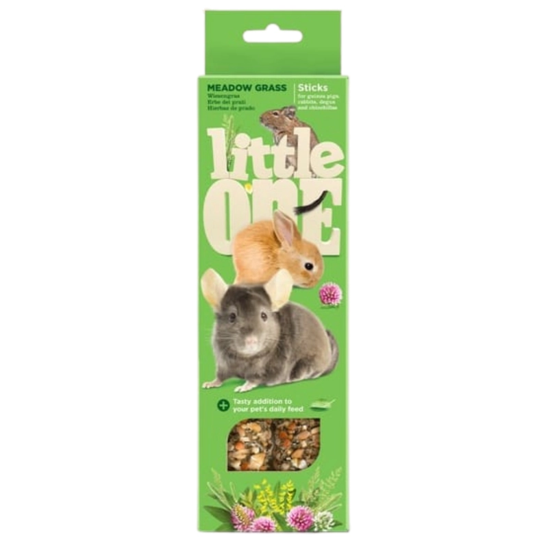 Little One kolba z trawą łąkową dla królika świnki koszatniczki 2x 55g