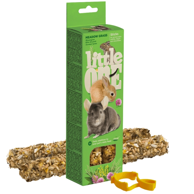 Little One kolba z trawą łąkową dla królika świnki koszatniczki 2x 55g