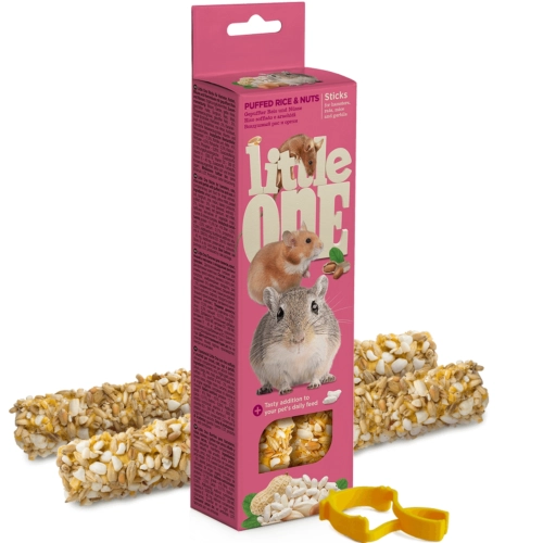 Little One kolba ryż orzechy dla chomika szczura myszy i myszoskoczka 2x55g